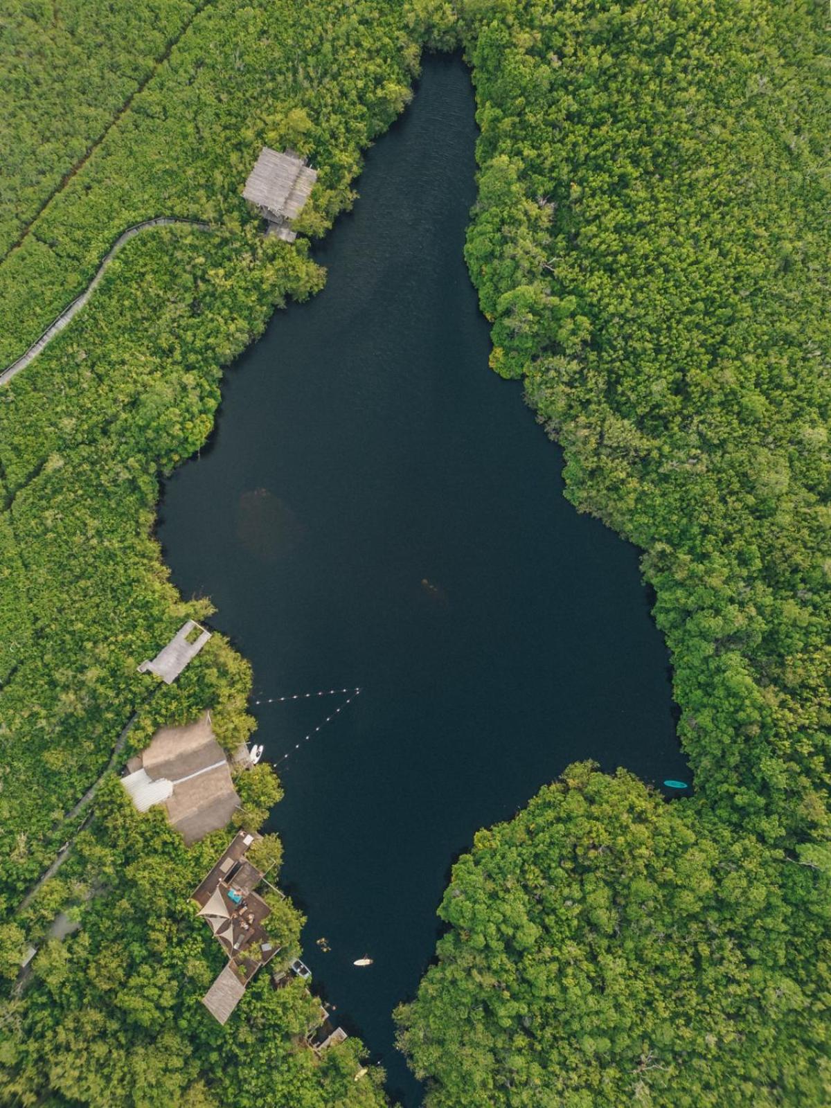 Hotel Uman Glamping & Cenote Tulum Exterior foto